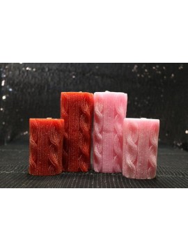 Rope Designed Pillar Candles